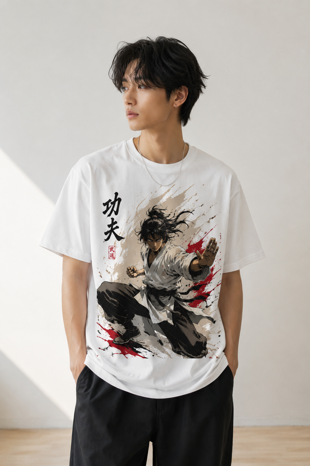 Samurai Warrior Graphic T-Shirt