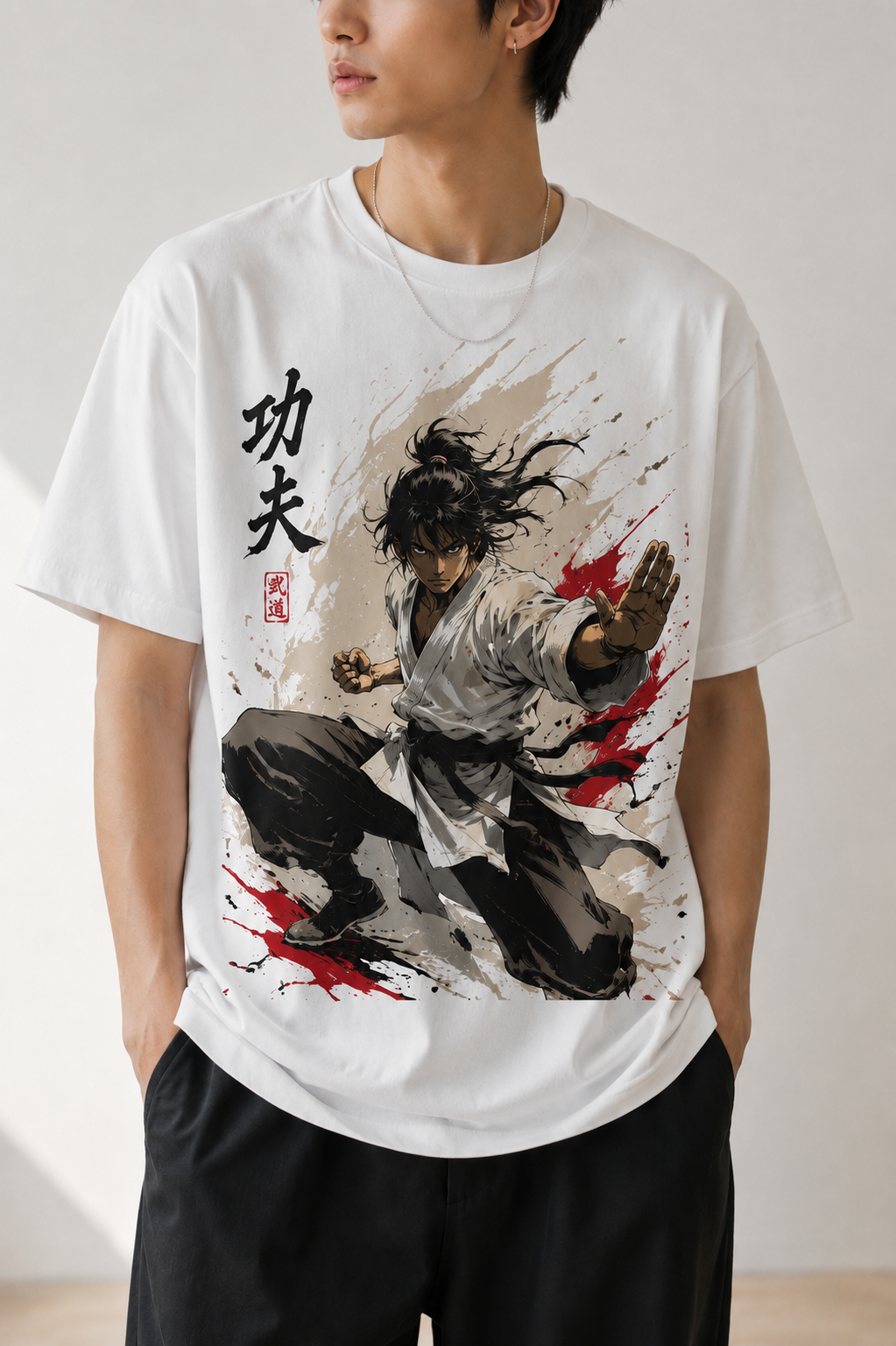 Samurai Warrior Graphic T-Shirt