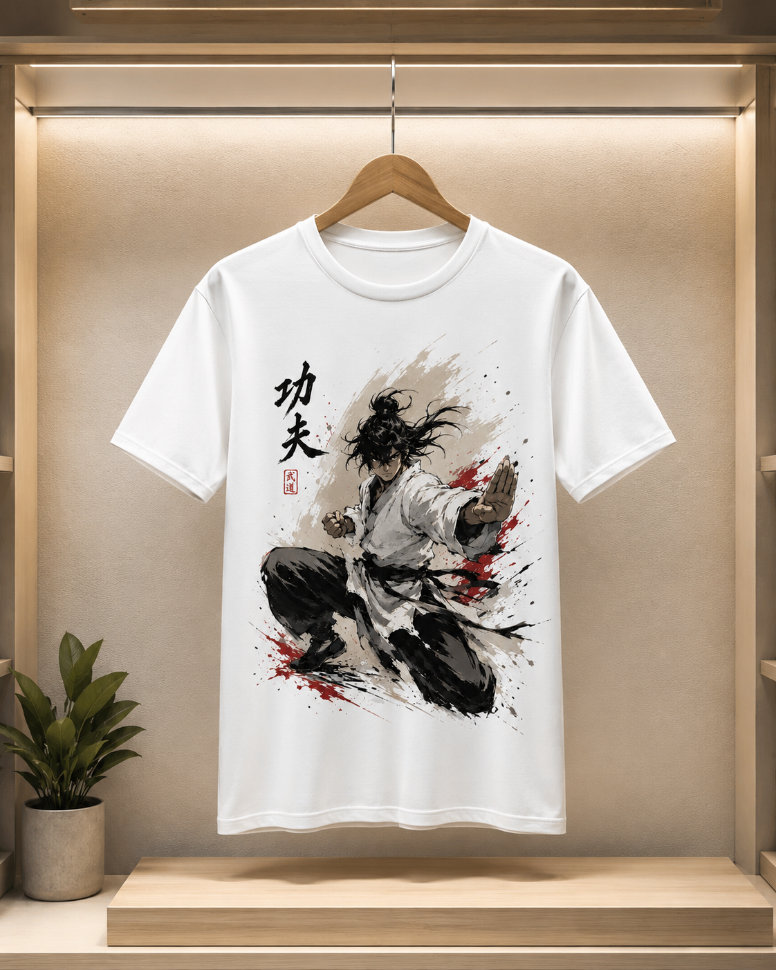 Samurai Warrior Graphic T-Shirt