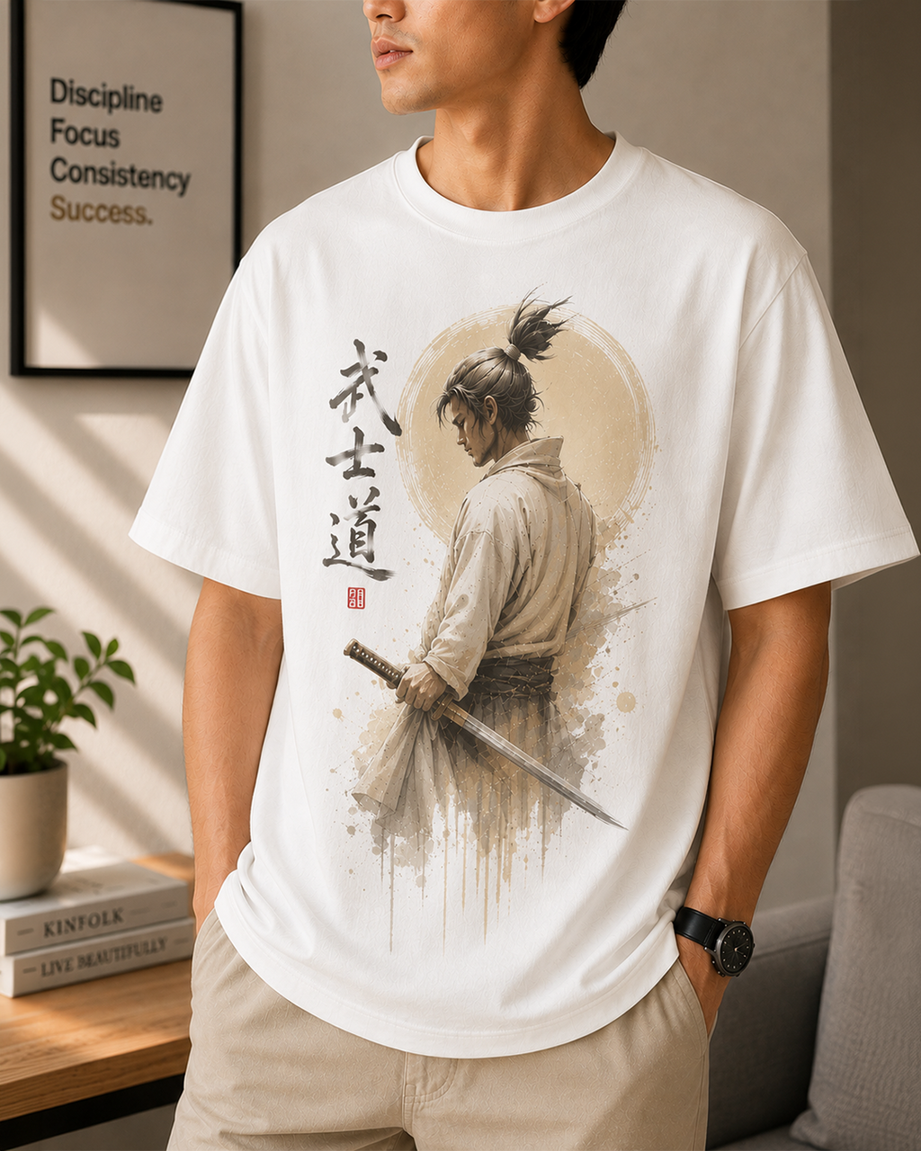 Samurai Spirit Graphic T-Shirt