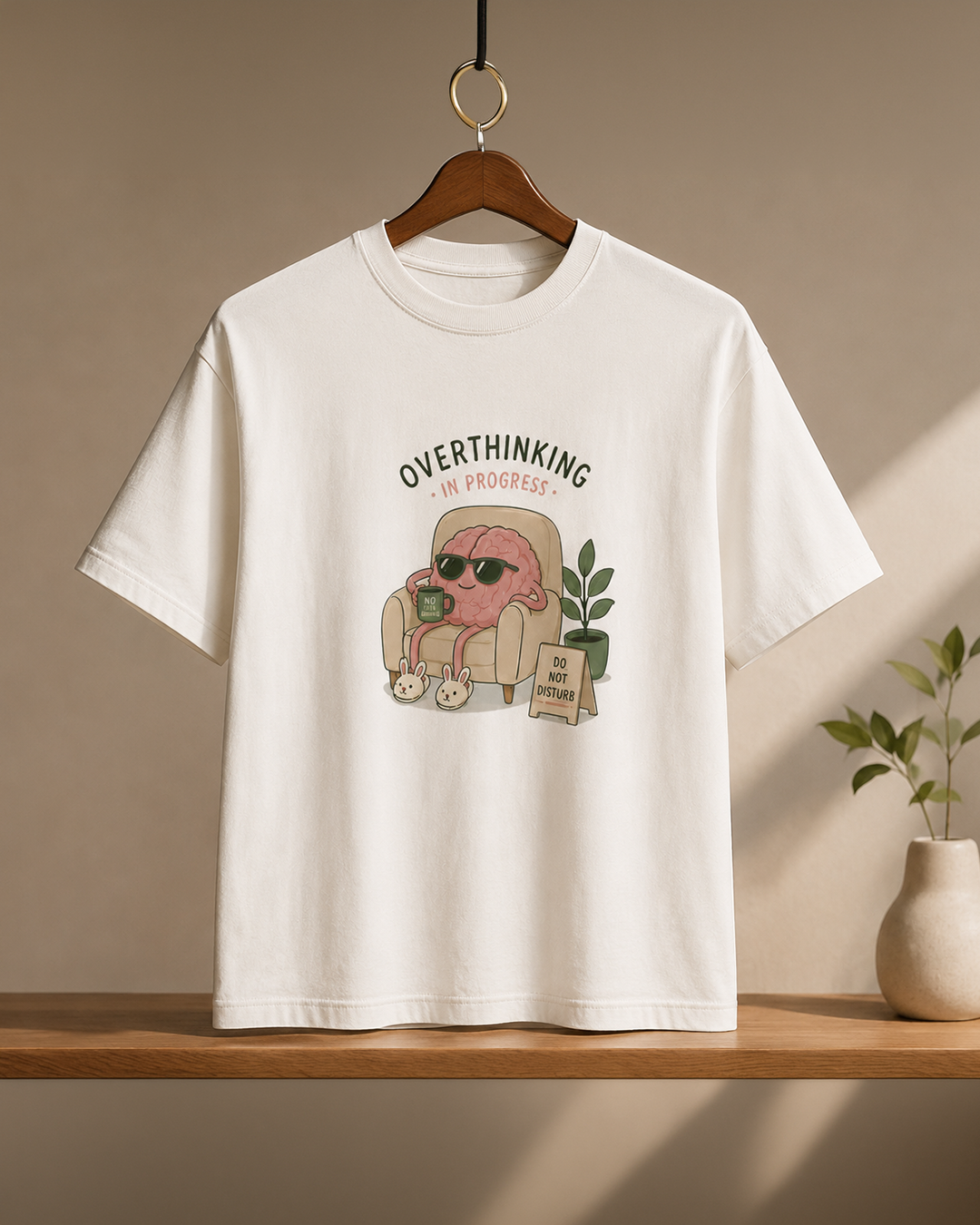 Overthinking in Progress Graphic T-Shirt