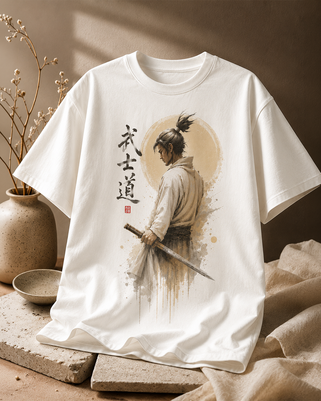 Samurai Spirit Graphic T-Shirt