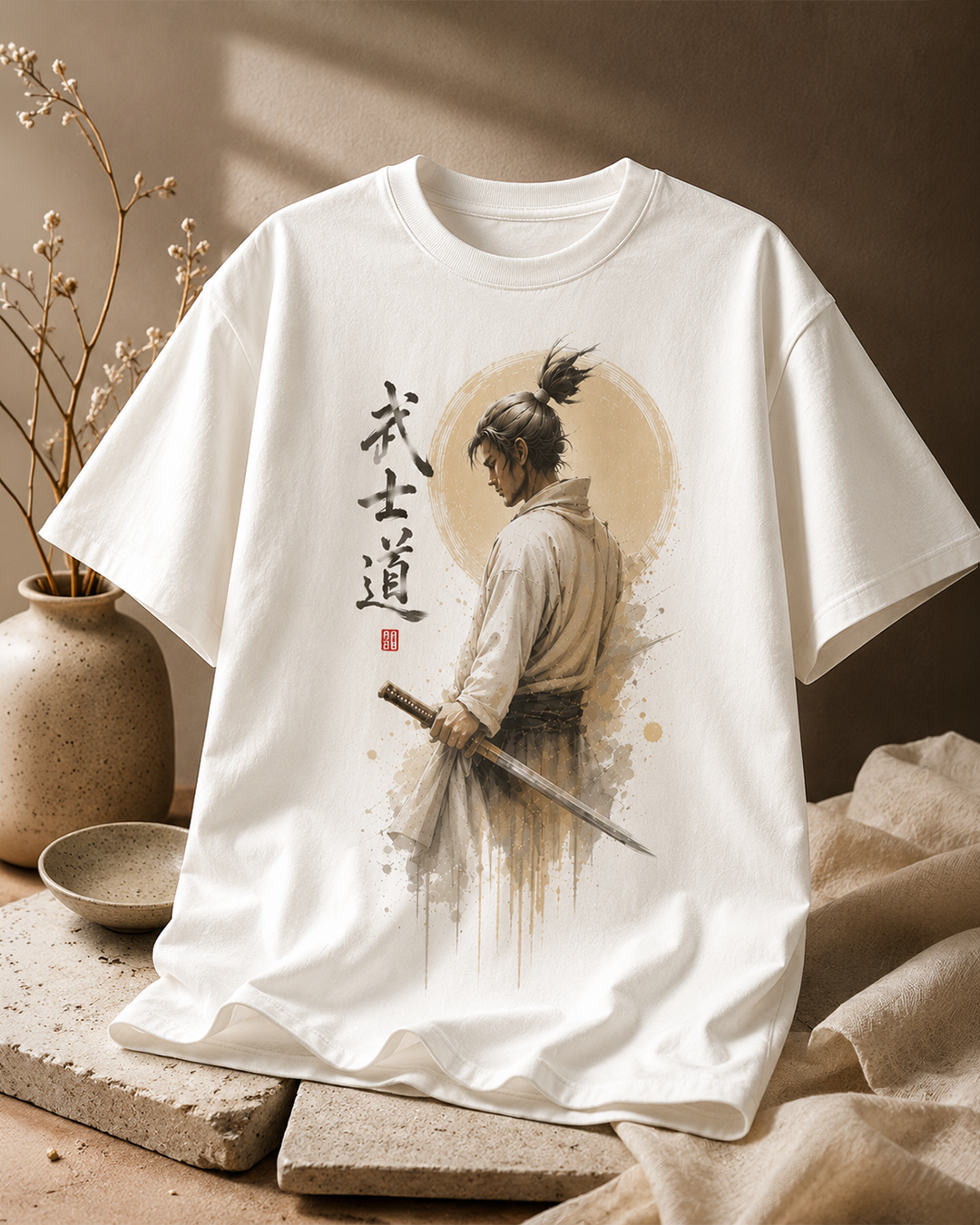 Samurai Spirit Graphic T-Shirt